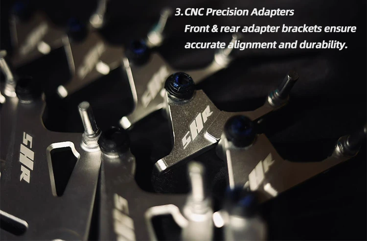 Original SHR graphic showing CNC brake adapters