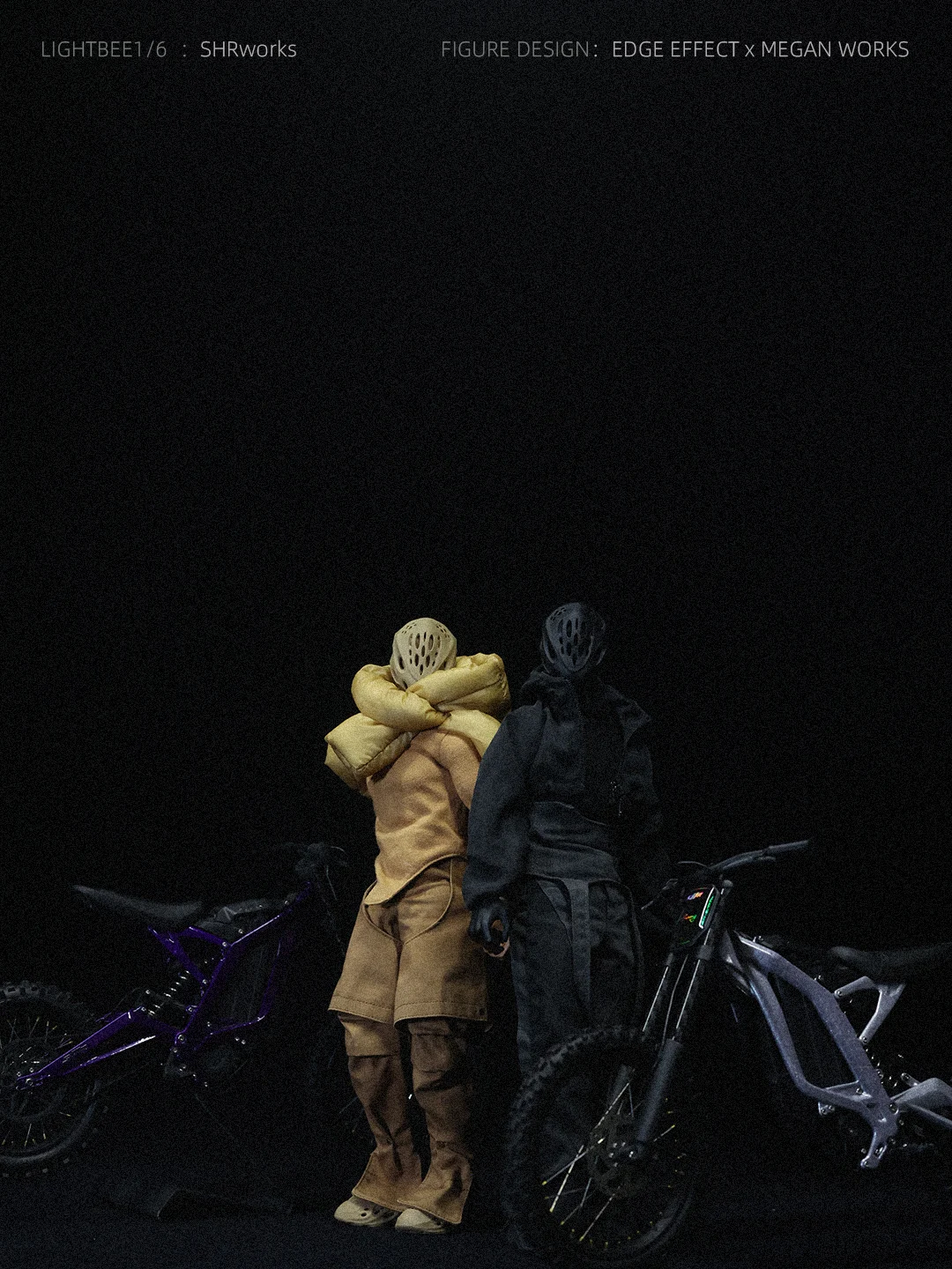 Light Bee models and display figures; figures not included